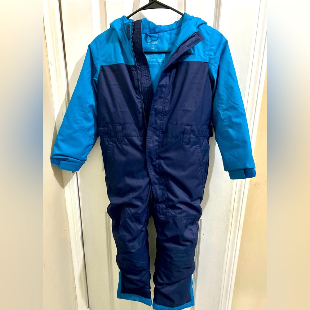 Ll Bean, One Piece Snowsuit, Kids Size 5-6